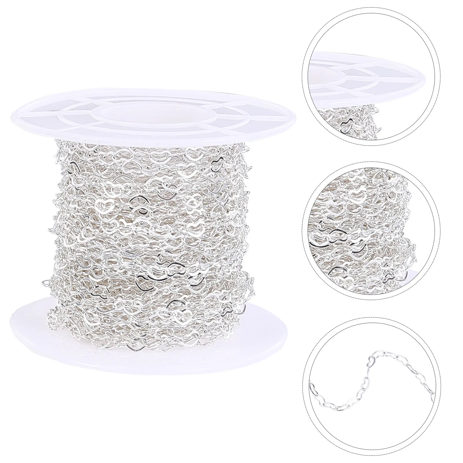 Цепочка-спираль «Сердце» для изготовления украшений своими руками, медный материал, для ожерелий, браслетов, подарков на день рождения, рукоделия
Цепочка-спираль «Сердце» для изготовления украшений своими руками, медный материал, для ожерелий, браслетов, подарков на день рождения, рукоделия