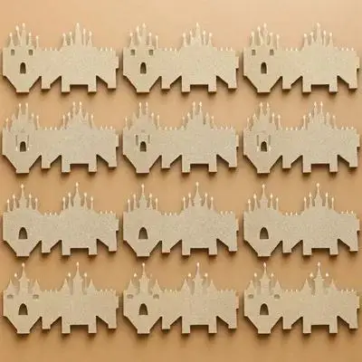 20pcs Candy Gift Box Hollow Out Castle Shaped Packaging For Small Gifts Handicrafts Chocolate Wedding Birthday Anniversaries
20pcs Candy Gift Box Hollow Out Castle Shaped Packaging For Small Gifts Handicrafts Chocolate Wedding Birthday Anniversaries