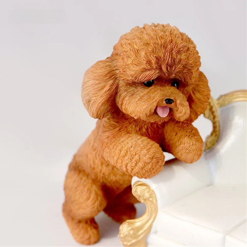 JXK Teddy Dog Figurine Realistic Pet Dog Statue Sitting And Standing Cute Small Animal Model Collectible Static Display Item
JXK Teddy Dog Figurine Realistic Pet Dog Statue Sitting And Standing Cute Small Animal Model Collectible Static Display Item