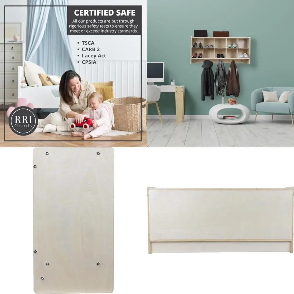 Montori Playschool Birch Plywood Wall Cabinet with 10 Red Trays for Storage and Organization
Montori Playschool Birch Plywood Wall Cabinet with 10 Red Trays for Storage and Organization