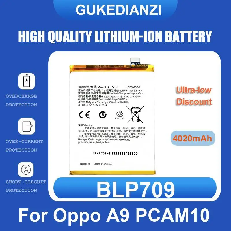 Battery For Oppo A9 PCAM10 K3 K5 F11 A9X Realme U1 RMX1831 RMX1833 10 Pro/Realme Pro 5G Reno 9 PHM110 PGX110 A78 4G X50 F3 Lite
Battery For Oppo A9 PCAM10 K3 K5 F11 A9X Realme U1 RMX1831 RMX1833 10 Pro/Realme Pro 5G Reno 9 PHM110 PGX110 A78 4G X50 F3 Lite