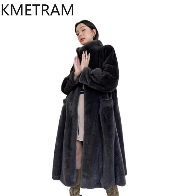Шуба KMETRAM из 100% натурального меха норки класса «Вельвет», женская модная длинная шуба из натурального меха норки, зимняя куртка, женская одежда 2026
Шуба KMETRAM из 100% натурального меха норки класса «Вельвет», женская модная длинная шуба из натурального меха норки, зимняя куртка, женская одежда 2026