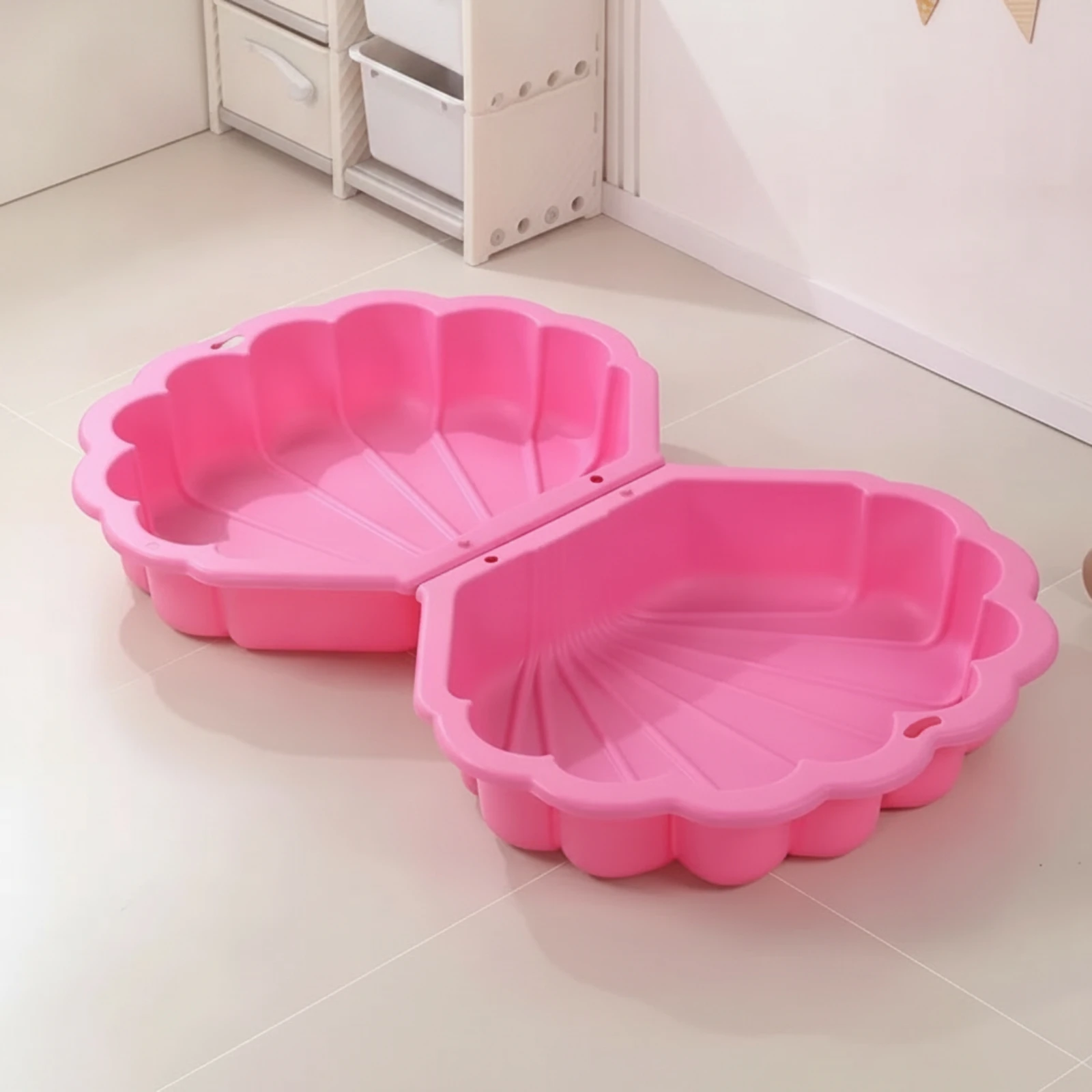 Sand and Water Tray Shell-Shaped Play Tray with Hinged Join Shallow Easy-to-Clean for Children, Kindergarten, Classroom
Sand and Water Tray Shell-Shaped Play Tray with Hinged Join Shallow Easy-to-Clean for Children, Kindergarten, Classroom