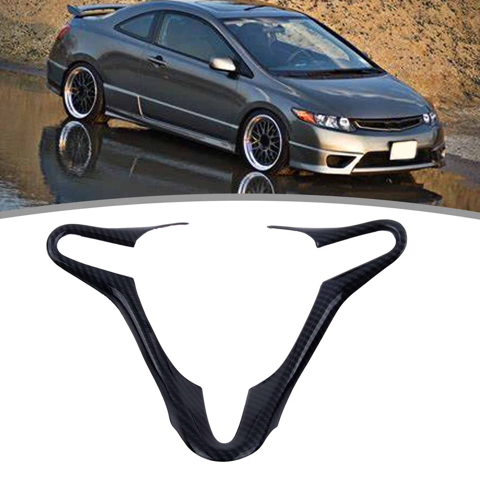 Carbon Fiber Inner Steering Wheel Cover Trim Frame For HONDA Civic 8th 2006-2011 Interior Decor Car Styling
Carbon Fiber Inner Steering Wheel Cover Trim Frame For HONDA Civic 8th 2006-2011 Interior Decor Car Styling