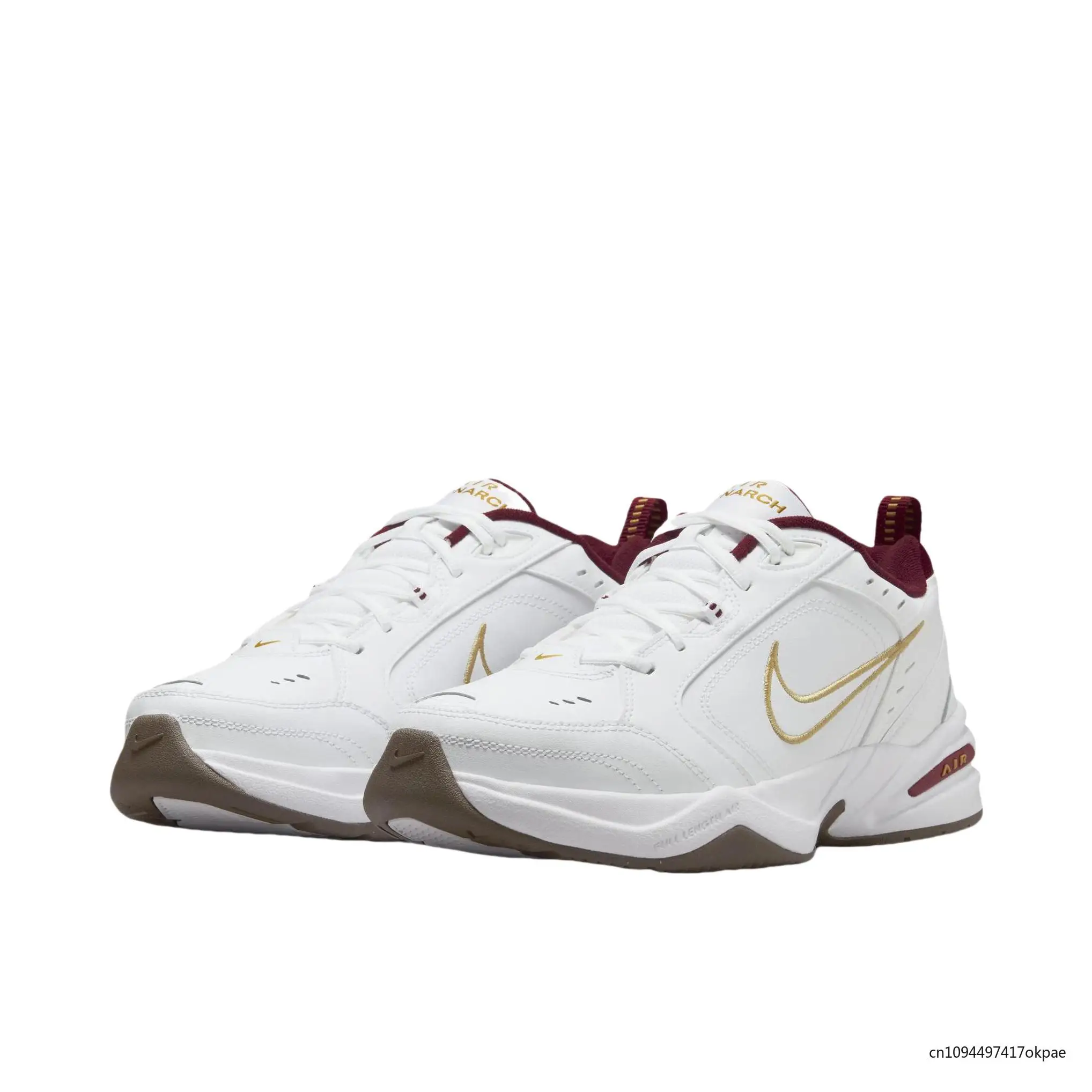Nike Original Air Monarch IV Women and Men White Burgundy Fashion Vintage Cushioning Carbon Plate Dad Shoes IB4607-171
Nike Original Air Monarch IV Women and Men White Burgundy Fashion Vintage Cushioning Carbon Plate Dad Shoes IB4607-171