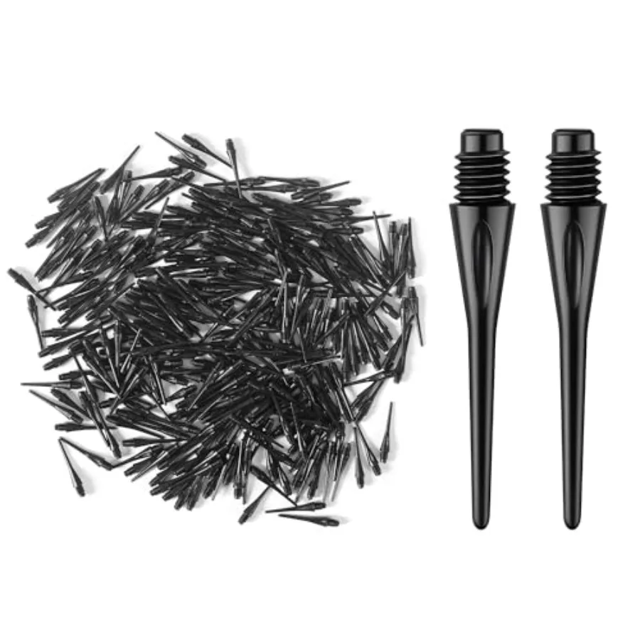 300 Pack 2BA Thread Plastic Tip Dart Points, Premium Soft Dart Tips Replacement, Dart Accessories Set
300 Pack 2BA Thread Plastic Tip Dart Points, Premium Soft Dart Tips Replacement, Dart Accessories Set