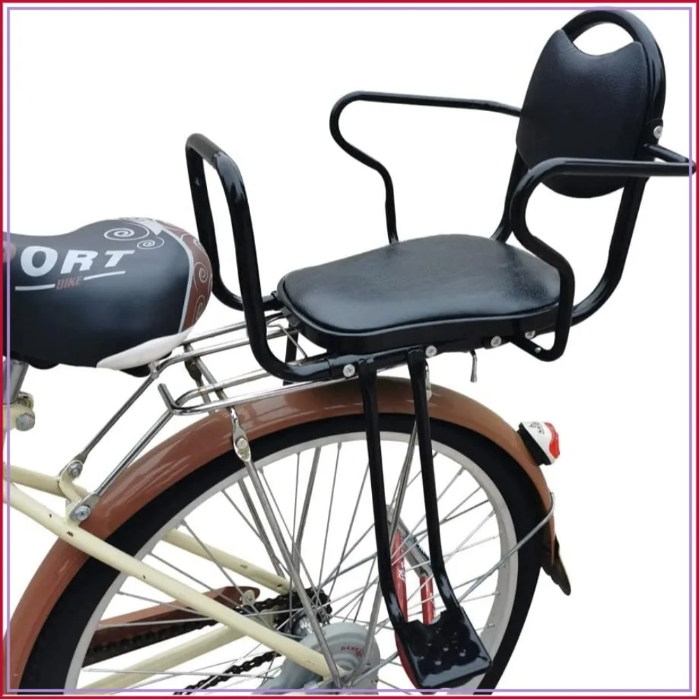 Rear Mount Bike Seat for Kids Ages 2-8, with Armrests, Pedals & Harness, Fits Most Adult Bikes, Up to 110lb
Rear Mount Bike Seat for Kids Ages 2-8, with Armrests, Pedals & Harness, Fits Most Adult Bikes, Up to 110lb