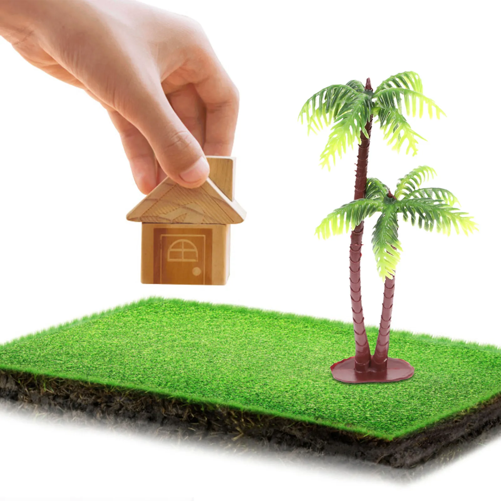 24Pcs Mini Plastic Coconut Tree Decoration Realistic Simulation Landscape Ornaments for Micro Garden DIY Bonsai Aquarium
24Pcs Mini Plastic Coconut Tree Decoration Realistic Simulation Landscape Ornaments for Micro Garden DIY Bonsai Aquarium