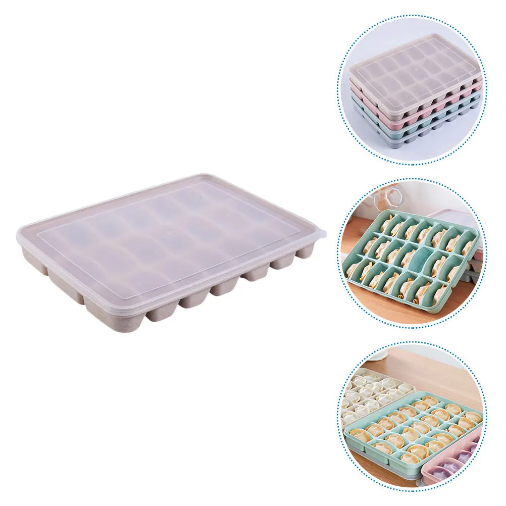 Dumpling Box Food Storage Container Refrigerator Organizer For Long-Term Use Fresh Keeping Kitchenware Freezer Holder