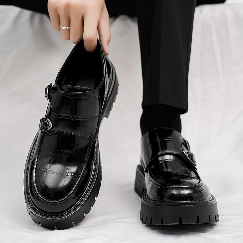 Slip On Men's Platform Shoes Thick Sole Formal Dress Shoes Comfor Height Increase Wedding Party Office Business Casual Loafers
Slip On Men's Platform Shoes Thick Sole Formal Dress Shoes Comfor Height Increase Wedding Party Office Business Casual Loafers