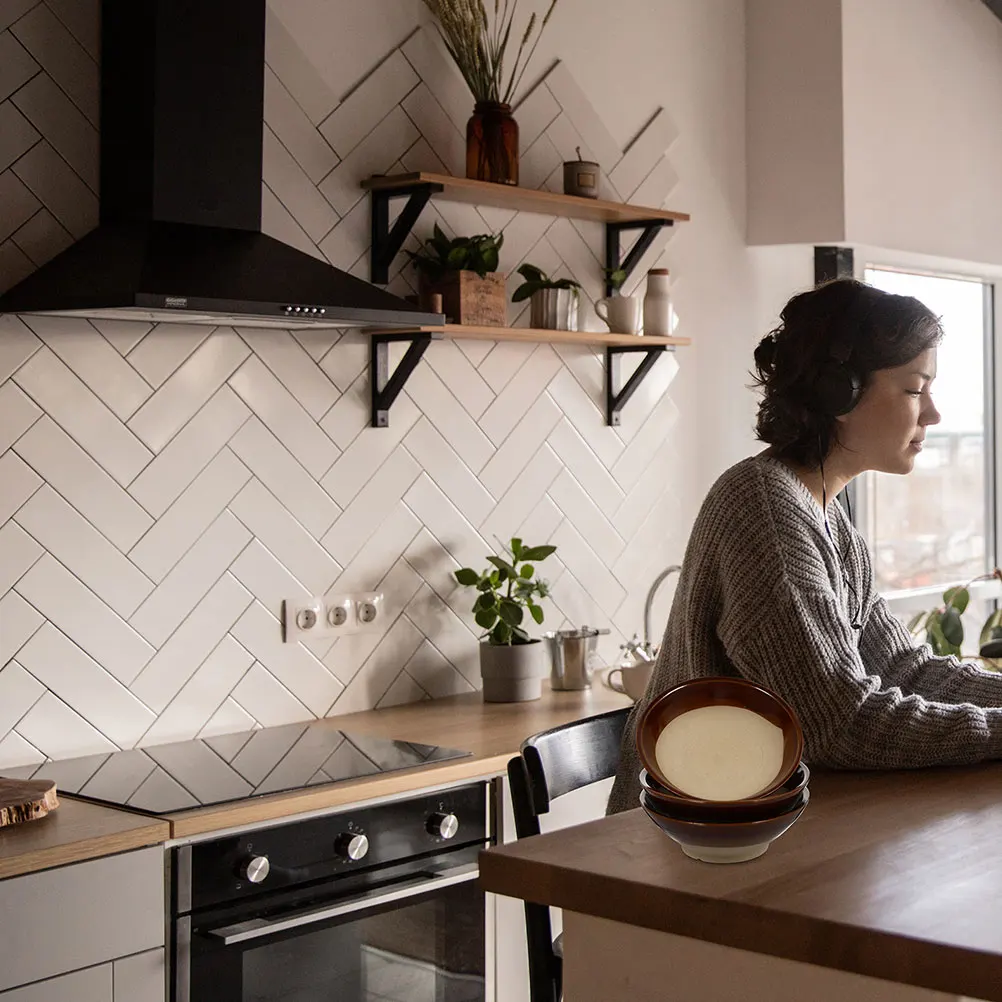 4Pcs Hot Pot Bowls Ceramic Vintage Style Soup Noodle Salad Serving Set for Food Storage Dining Dining Salad Bowl
4Pcs Hot Pot Bowls Ceramic Vintage Style Soup Noodle Salad Serving Set for Food Storage Dining Dining Salad Bowl