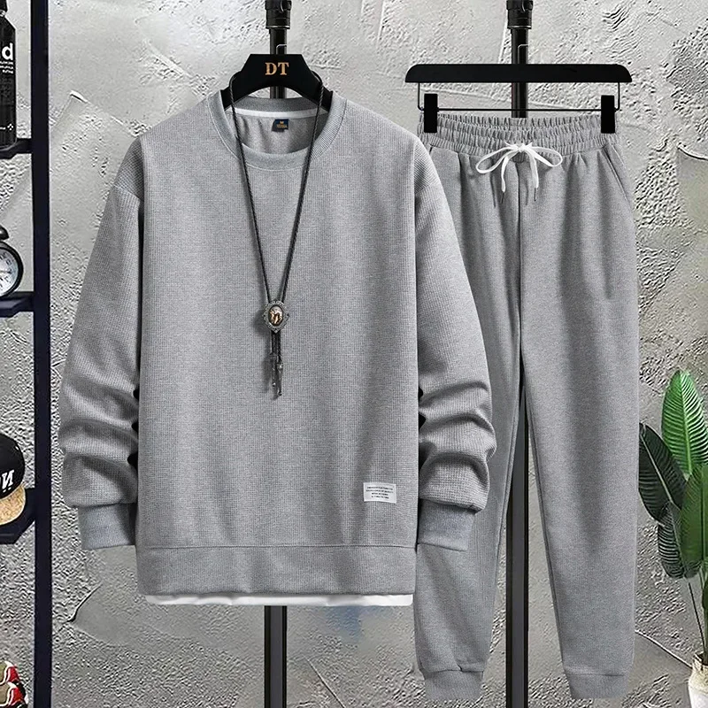 Men's pleated suit, sporty and casual long-sleeved sweatshirt and trousers, hooded T-shirt, casual pants, loose cut men's suit h
Men's pleated suit, sporty and casual long-sleeved sweatshirt and trousers, hooded T-shirt, casual pants, loose cut men's suit h