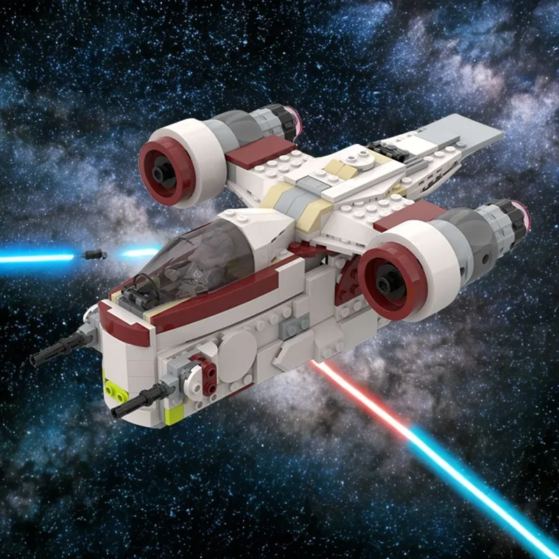354PCS Moc Star Battle Republic Razor Crest Midi Scale Starfighter Building Blocks Toy Gift for Kids Enhance Creativity & Skills
354PCS Moc Star Battle Republic Razor Crest Midi Scale Starfighter Building Blocks Toy Gift for Kids Enhance Creativity & Skills