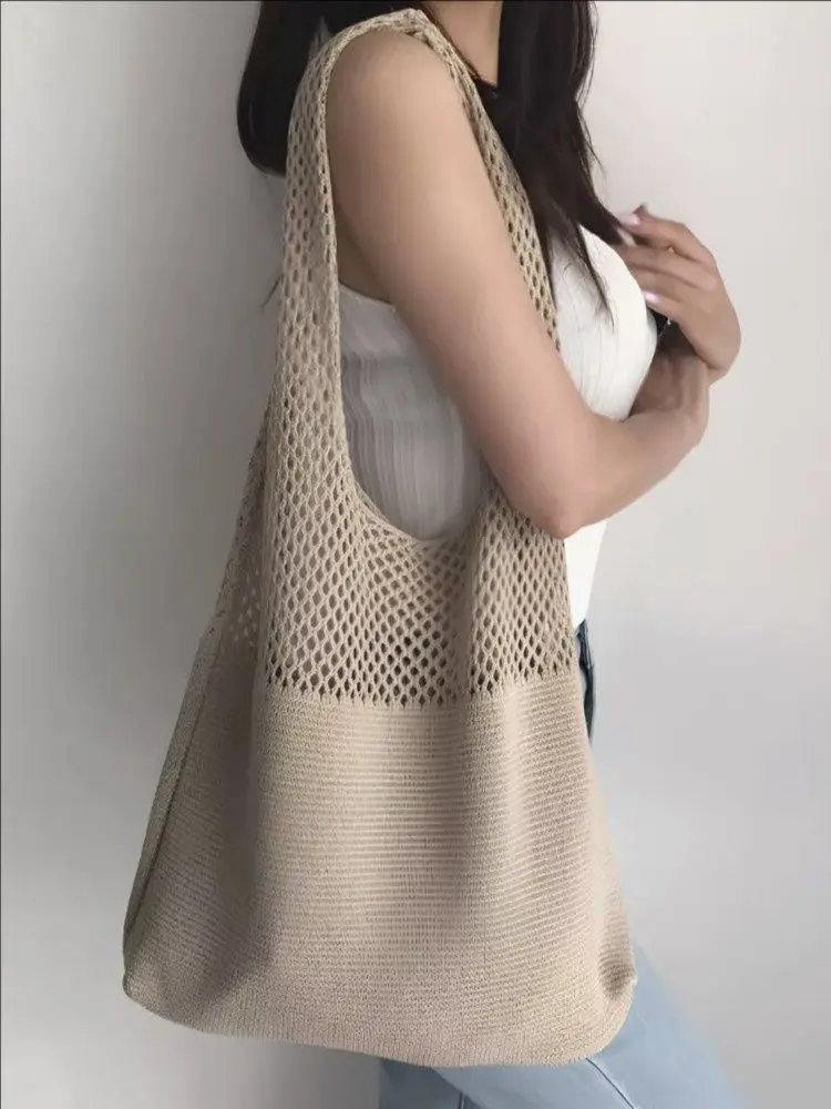 Boho Crochet Tote Bag Large Capacity Hollow Out Handmade Shoulder Bag for Women Retro Beach Vacation Shopping Daily Use Gift
Boho Crochet Tote Bag Large Capacity Hollow Out Handmade Shoulder Bag for Women Retro Beach Vacation Shopping Daily Use Gift
