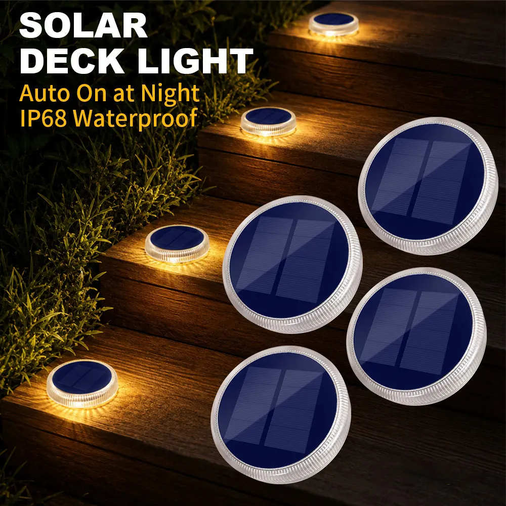 24LED Solar Deck Light Outdoor Garden Lamp Waterproof Step Lights Auto On/Off Pathway Yard Dock Patio Driveway Ground Fixture
24LED Solar Deck Light Outdoor Garden Lamp Waterproof Step Lights Auto On/Off Pathway Yard Dock Patio Driveway Ground Fixture