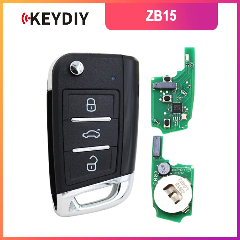 MAGICKEY KEYDIY KD ZB15-3 Universal Smart Flip Remote Key 3 Buttons Compatible with VW Type
MAGICKEY KEYDIY KD ZB15-3 Universal Smart Flip Remote Key 3 Buttons Compatible with VW Type