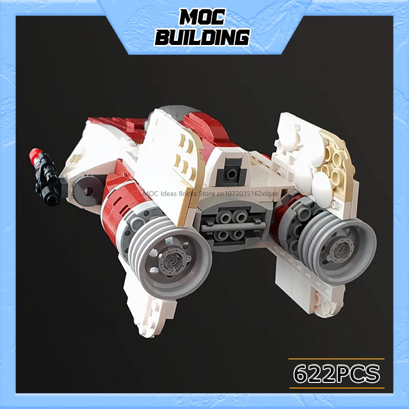 Строительные блоки MOC, серия космических фильмов, модель звездного истребителя, креативная игрушка космического корабля, сделай сам, сборка кирпичей, коллекция, дисплей, рождественский подарок
Строительные блоки MOC, серия космических фильмов, модель звездного истребителя, креативная игрушка космического корабля, сделай сам, сборка кирпичей, коллекция, дисплей, рождественский подарок