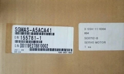 Brand New SGMAS-A5ACA41 Original AC Servo Motor In Box Expedited shipping
Brand New SGMAS-A5ACA41 Original AC Servo Motor In Box Expedited shipping