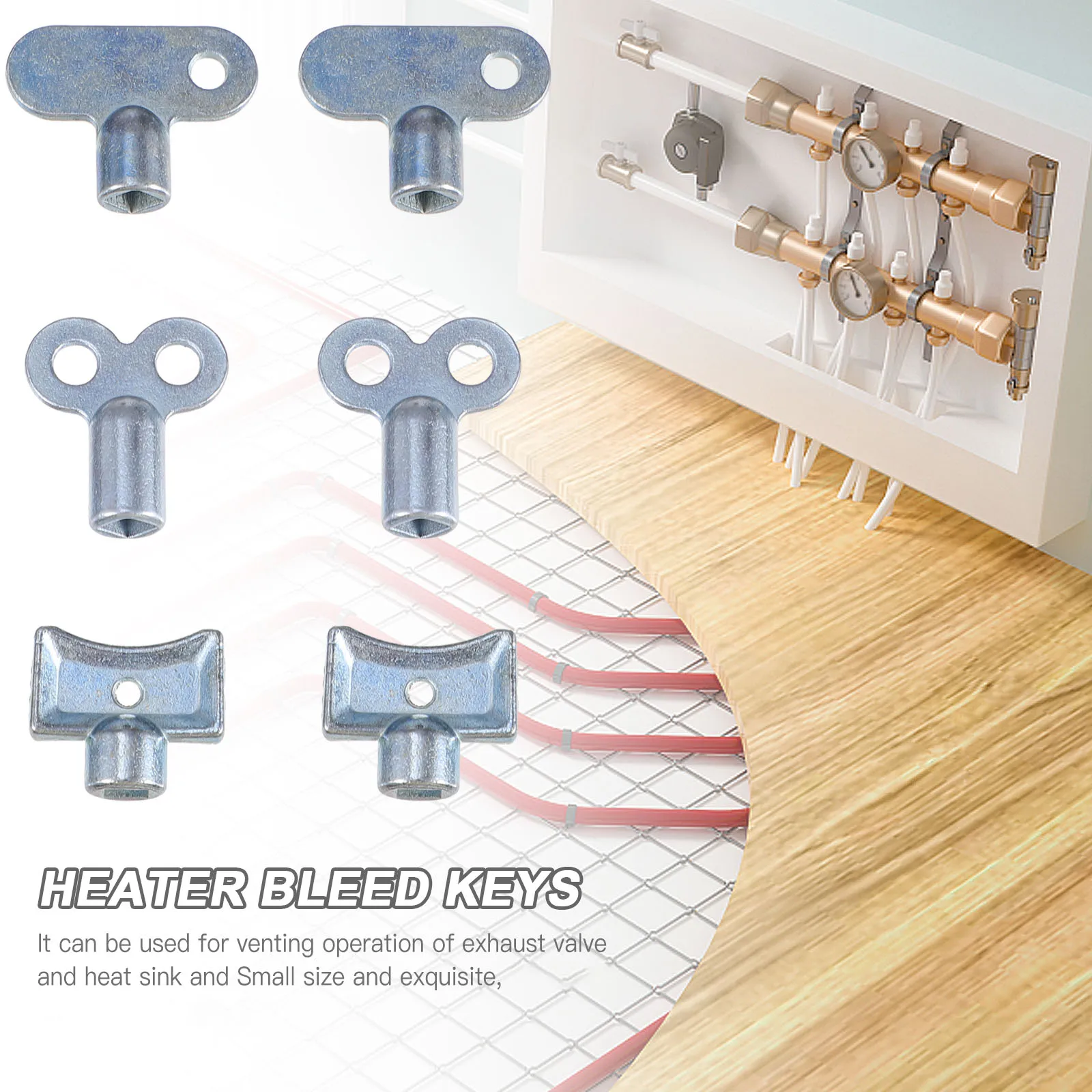 6pcs Zinc Alloy Radiator Vent Key Durable Corrosion Resistant Wide Application Plumbing Accessories Engine Parts
6pcs Zinc Alloy Radiator Vent Key Durable Corrosion Resistant Wide Application Plumbing Accessories Engine Parts