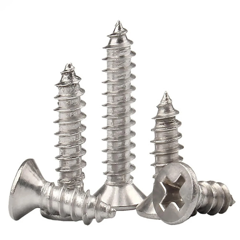 265pcs Cross Countersunk Head Self-tapping Screws Set 304 Stainless Steel Flat Head Cross Self-tapping Screws GB846 M3 M5 Screw
265pcs Cross Countersunk Head Self-tapping Screws Set 304 Stainless Steel Flat Head Cross Self-tapping Screws GB846 M3 M5 Screw