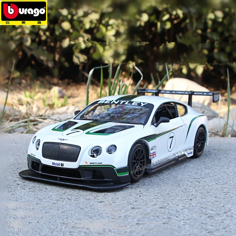 Модель автомобиля из сплава Bburago 1:24 Bentley Continental Gt3 Racing Edition
Модель автомобиля из сплава Bburago 1:24 Bentley Continental Gt3 Racing Edition