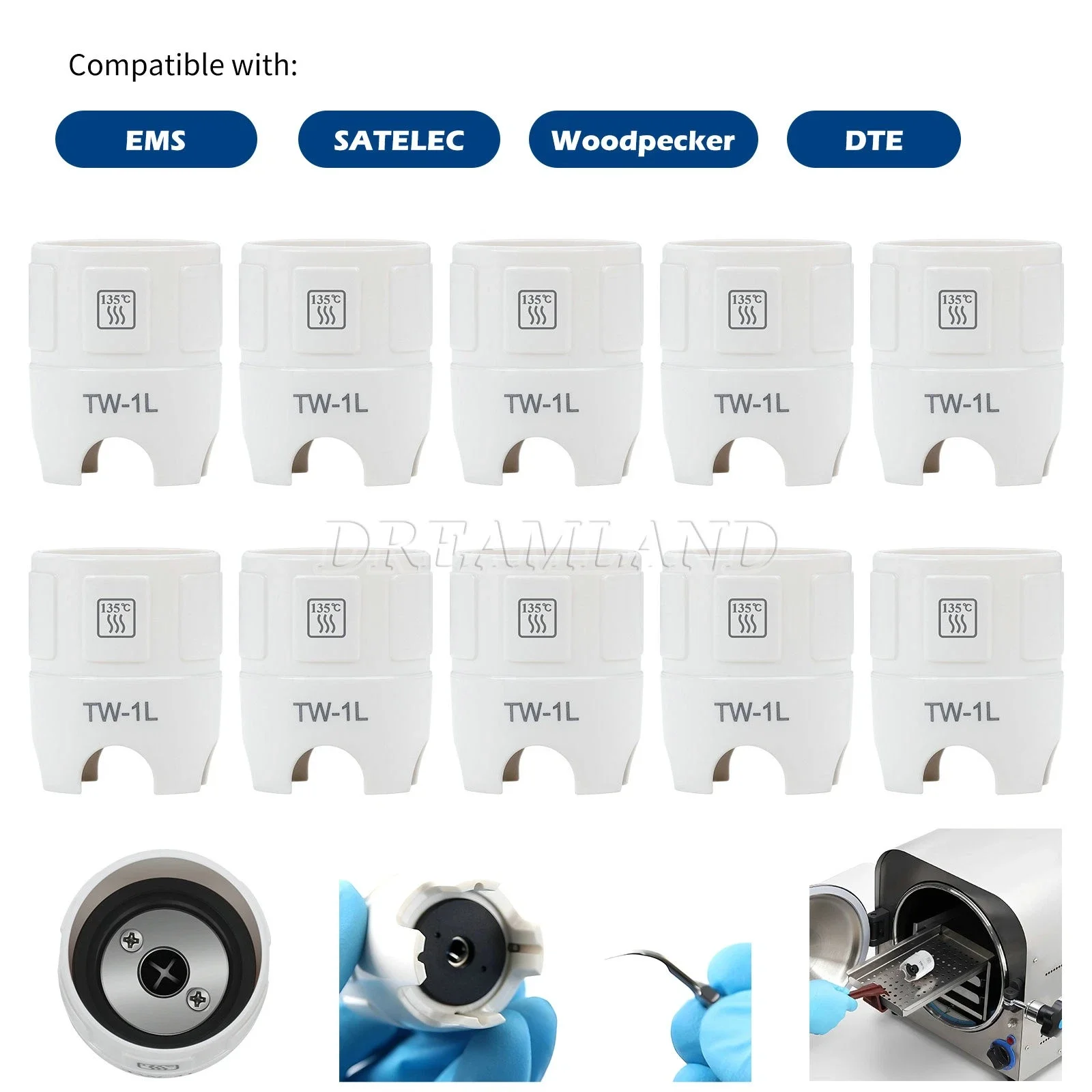 10pcs Dental Ultrasonic Scaler Tips Torque Wrench For Woodpecker Satelec DTE EMS TW-1L
10pcs Dental Ultrasonic Scaler Tips Torque Wrench For Woodpecker Satelec DTE EMS TW-1L