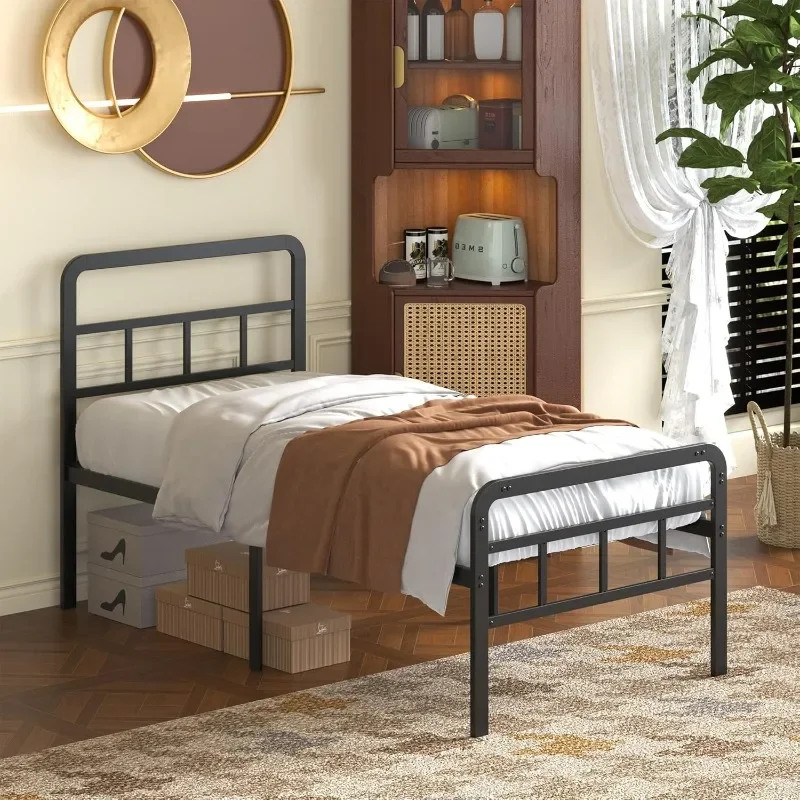 18-дюймовые каркасы кровати Twin XL с изголовьем и изножьем, сверхпрочная металлическая платформа, коробчатая пружина не требуется,
18-дюймовые каркасы кровати Twin XL с изголовьем и изножьем, сверхпрочная металлическая платформа, коробчатая пружина не требуется,