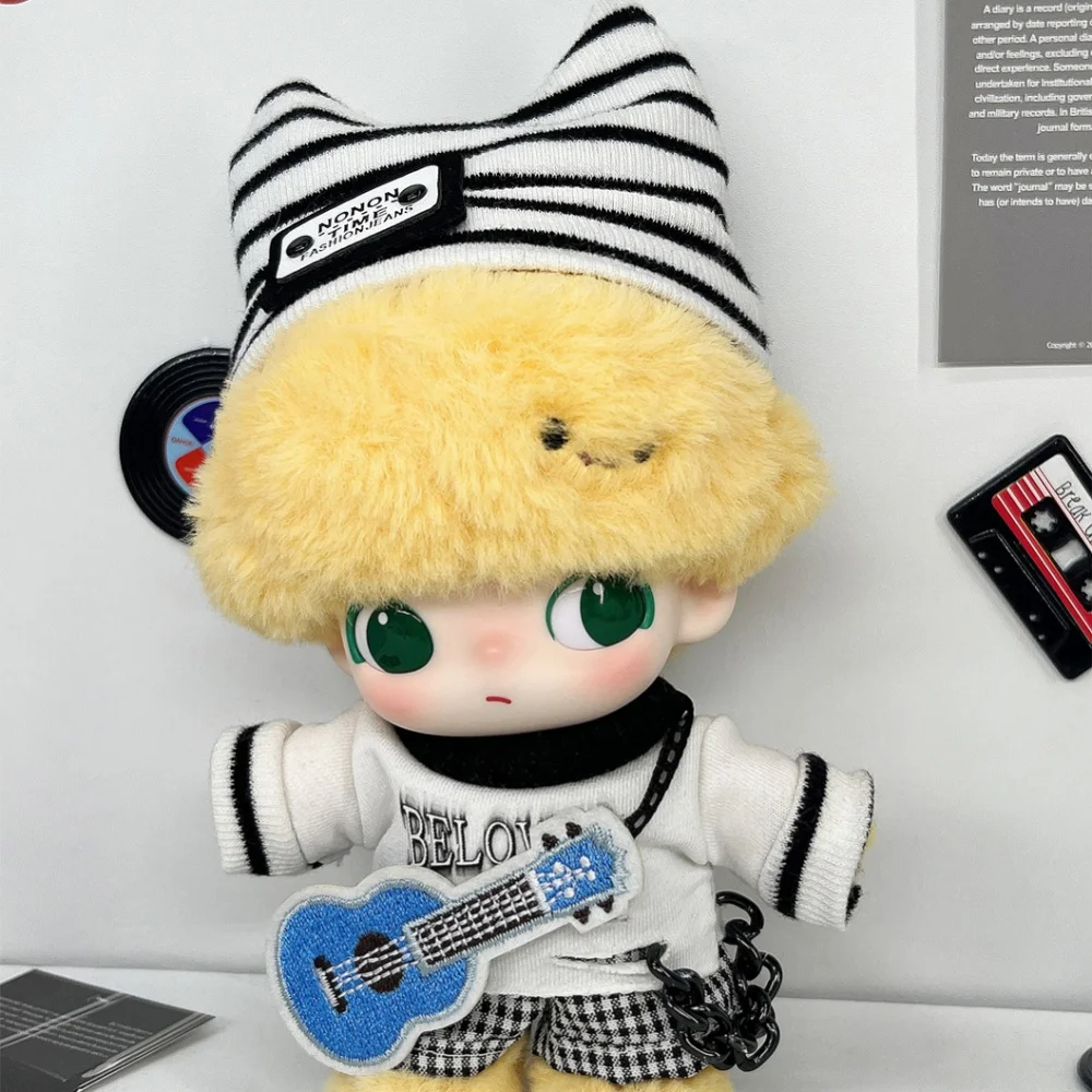 Labubu Clothes For 15/17CM V1/2/3 Plush Idol Doll Hip Hop Style T-Shirt Pants Hat Guitar 4PCS/Pack Fashion Music Star Fans Gifts
Labubu Clothes For 15/17CM V1/2/3 Plush Idol Doll Hip Hop Style T-Shirt Pants Hat Guitar 4PCS/Pack Fashion Music Star Fans Gifts