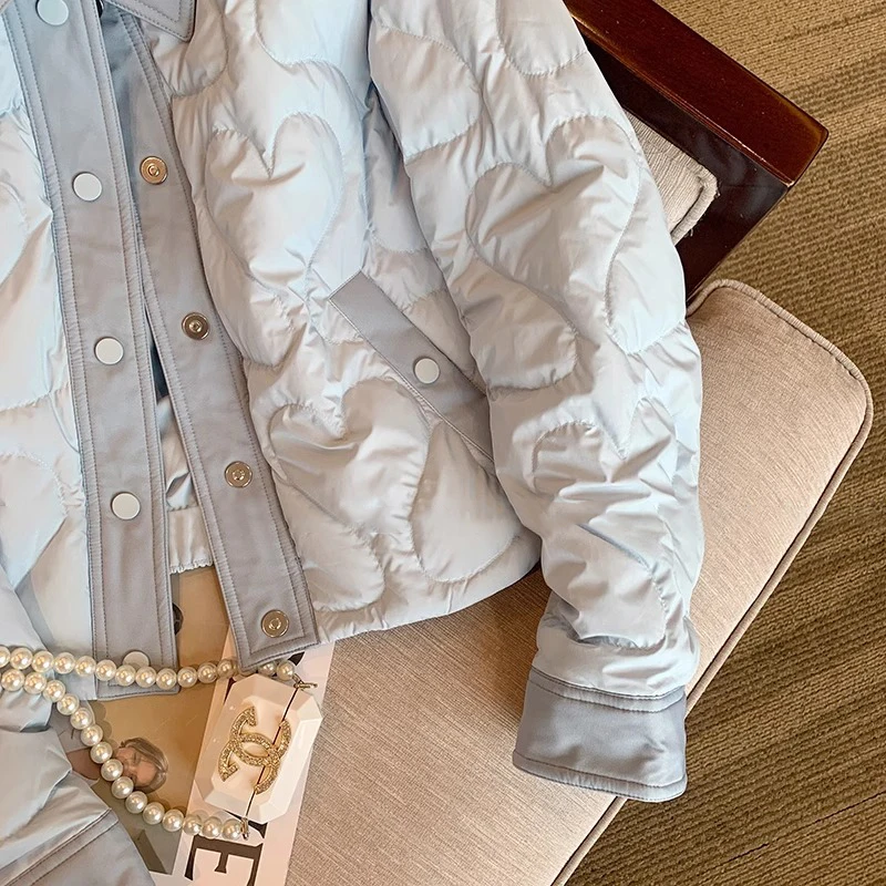 Lightweight Loose Cotton Jaet Blue Diamond Pattern Spliced Stripes Design Men Women Autumn Winter Korean Sle Outerwear
Lightweight Loose Cotton Jaet Blue Diamond Pattern Spliced Stripes Design Men Women Autumn Winter Korean Sle Outerwear