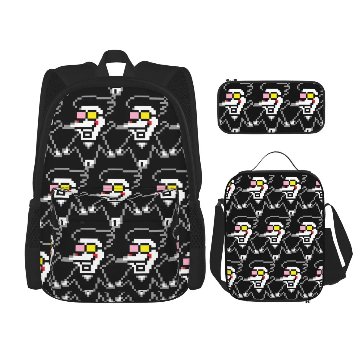 Deltarune Chapter 2 Spamto Backpacks Boys Girls Bookbag School Bags Rucksack Lunch Bag Pen Bag Three-Piece Set
Deltarune Chapter 2 Spamto Backpacks Boys Girls Bookbag School Bags Rucksack Lunch Bag Pen Bag Three-Piece Set