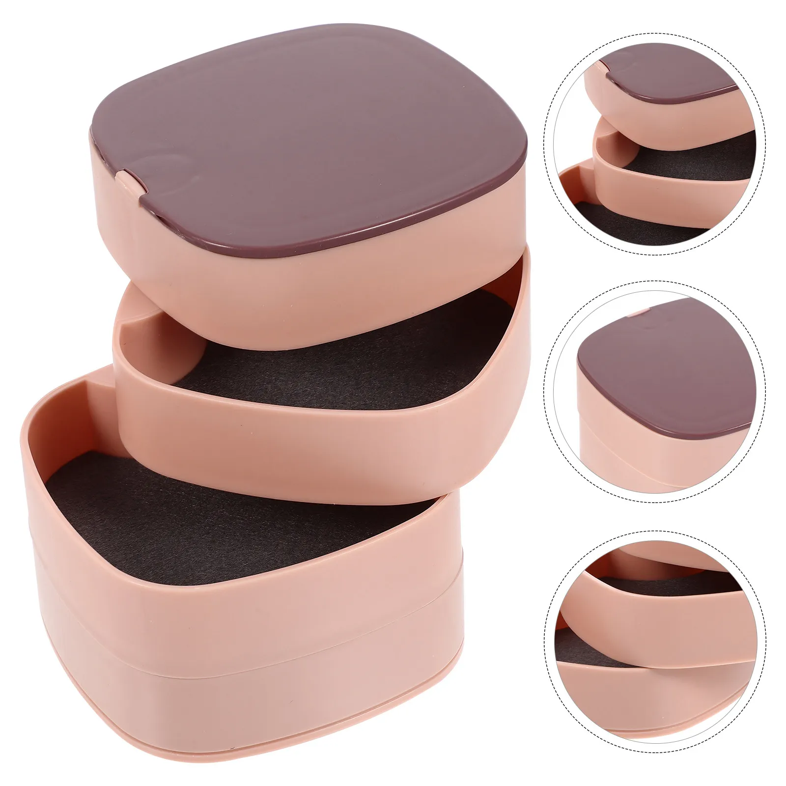 4-Layer Rotary Jewelry Box for Earrings Rings Necklaces Multi-Compartment Storage Organizer Desktop Display Case Home Jewelry
4-Layer Rotary Jewelry Box for Earrings Rings Necklaces Multi-Compartment Storage Organizer Desktop Display Case Home Jewelry