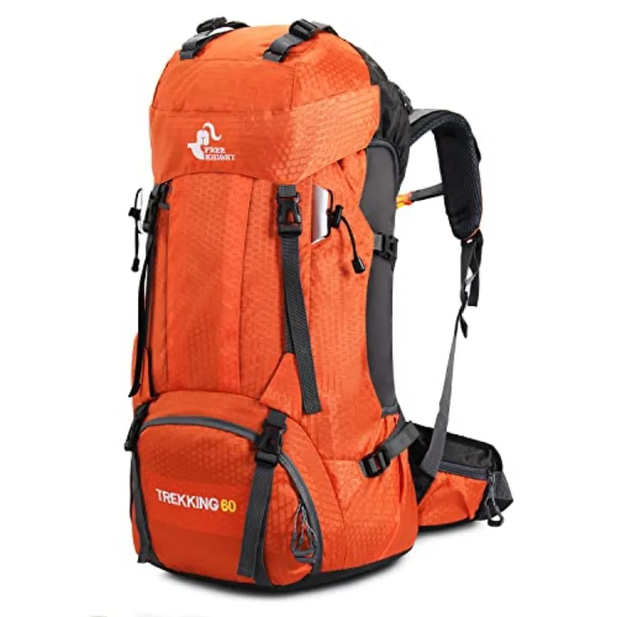 60L Waterproof Hiking Camping Backpack with Rain Cover, Large Outdoor Sport Travel Daypack Rucksack for Climbing
60L Waterproof Hiking Camping Backpack with Rain Cover, Large Outdoor Sport Travel Daypack Rucksack for Climbing