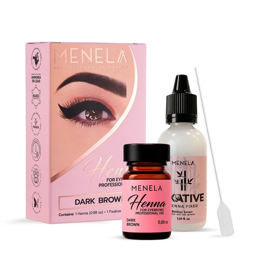 Eyebrow Henna Tint Kit, Dark Brown – DIY & Professional Use, 60 Applications, Ammonia-Free, Vegan
Eyebrow Henna Tint Kit, Dark Brown – DIY & Professional Use, 60 Applications, Ammonia-Free, Vegan