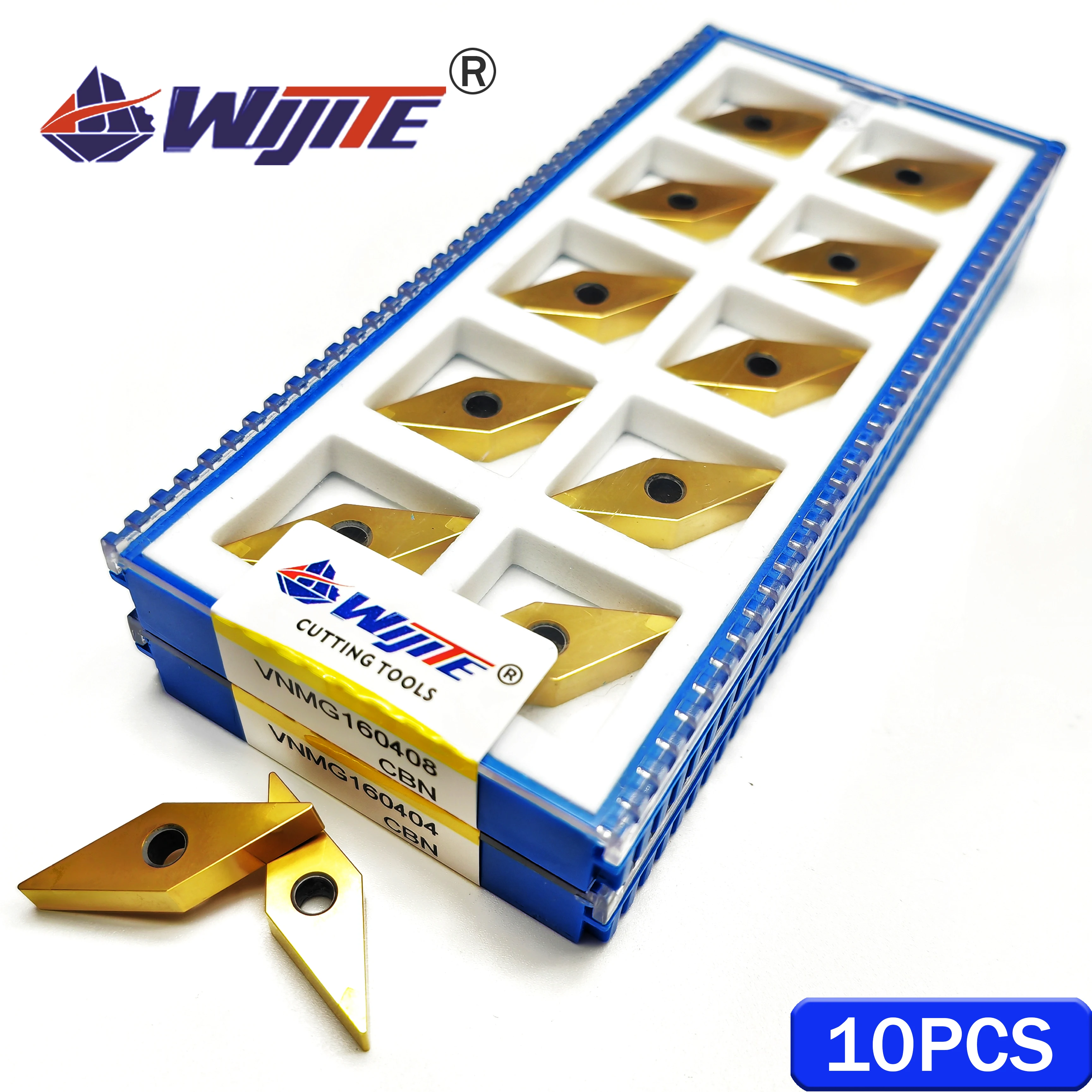 VNMG160404 VNMG160408 VNMG160412 CBN Gold coated tool for high hardness steel materials with increased efficiency VNMG
VNMG160404 VNMG160408 VNMG160412 CBN Gold coated tool for high hardness steel materials with increased efficiency VNMG