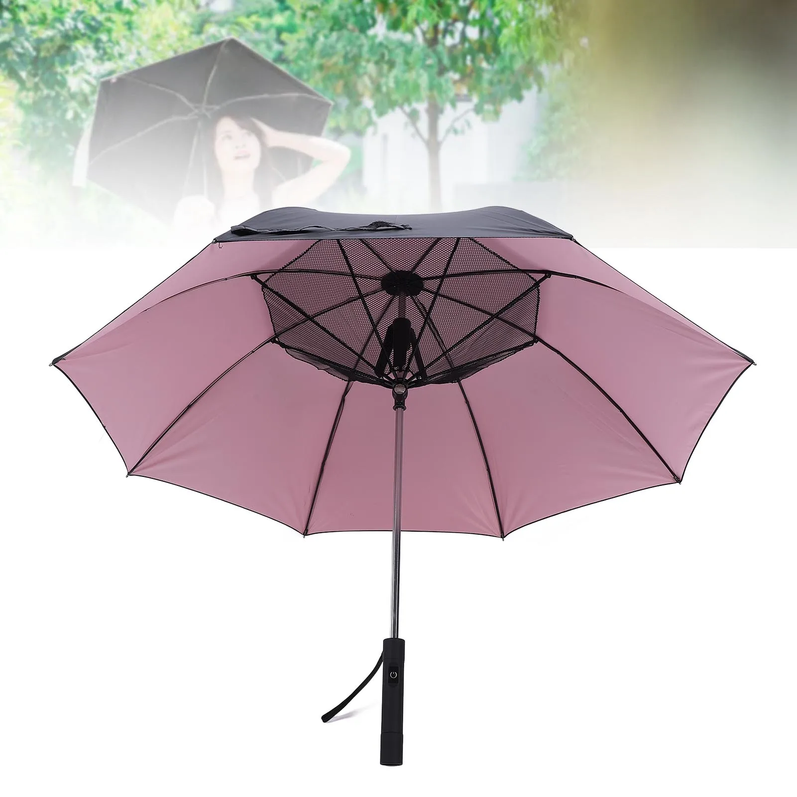 Cooling Fan Umbrella Sun Umbrella Multi Functional Cooling Fan UV Sun Umbrella
Cooling Fan Umbrella Sun Umbrella Multi Functional Cooling Fan UV Sun Umbrella