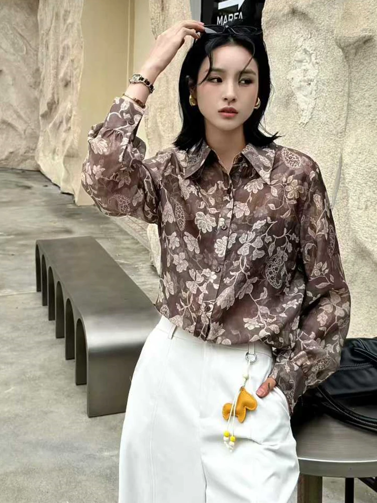 Элегантная женская рубашка из лиоцелла с цветочным принтом, свободного кроя, винтажная, драпированная, с длинным рукавом, больших размеров, коллекция Весна 2026
Элегантная женская рубашка из лиоцелла с цветочным принтом, свободного кроя, винтажная, драпированная, с длинным рукавом, больших размеров, коллекция Весна 2026