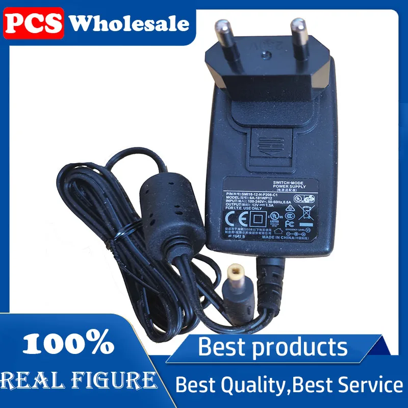 Original SMI18-12-N-P208-C1+EU Plug power adapter 12V1.5A charger 6A-181WP12 DC interface 4.0*1.7+5.5*2.5mm
Original SMI18-12-N-P208-C1+EU Plug power adapter 12V1.5A charger 6A-181WP12 DC interface 4.0*1.7+5.5*2.5mm