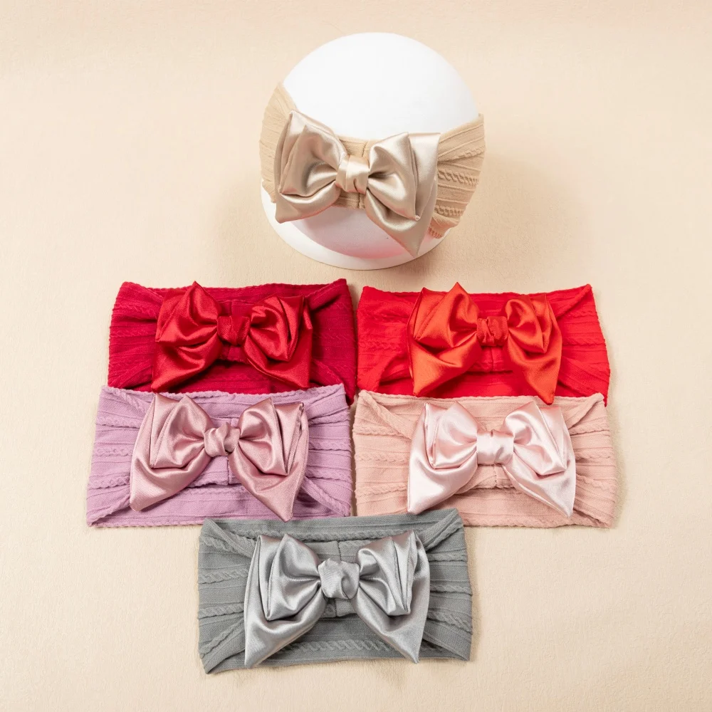 Baby Girl Soft Elastic Nylon Bow Headband Infant Fashion Hair Band Infant Headwear Newborn Hair Accessories for Children
Baby Girl Soft Elastic Nylon Bow Headband Infant Fashion Hair Band Infant Headwear Newborn Hair Accessories for Children