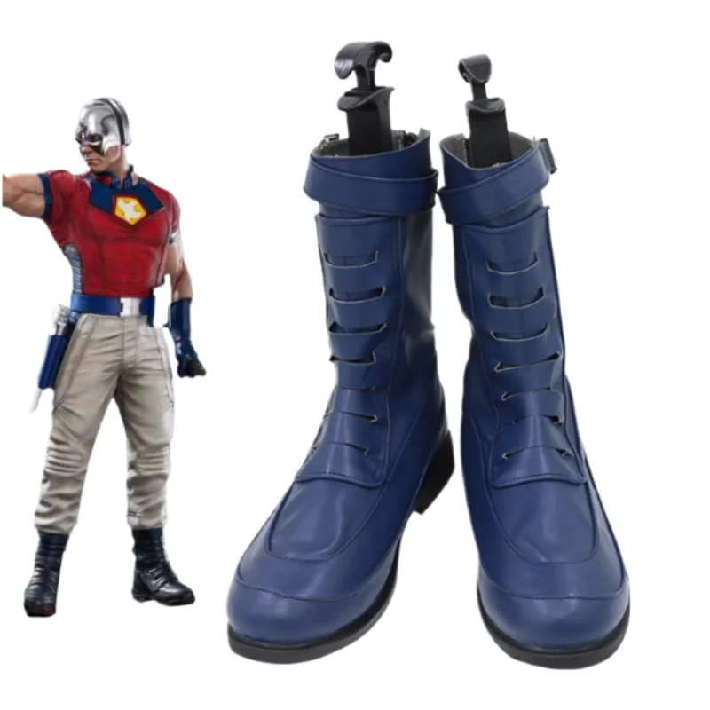 Peacemaker Christopher Smith Cosplay Shoes Boots Halloween Carnival Party Christmas PU Leather Shoes
Peacemaker Christopher Smith Cosplay Shoes Boots Halloween Carnival Party Christmas PU Leather Shoes