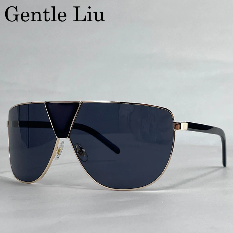 Oversized Oval Shield Sunglasses Men Big Frame 2025 Luxury Brand Trendy Pilot Goggle For Male UV400 Outdoor Windproof Eyewear
Oversized Oval Shield Sunglasses Men Big Frame 2025 Luxury Brand Trendy Pilot Goggle For Male UV400 Outdoor Windproof Eyewear