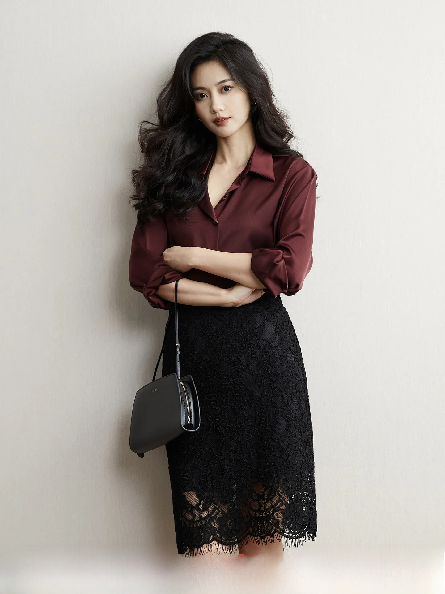 Elegant High Waist Lace Half Skirt Women's Spring 2026 TAIYANG OFFICE A-Line Skirt Cotton Blend Fabric Gentlewoman's Choice
Elegant High Waist Lace Half Skirt Women's Spring 2026 TAIYANG OFFICE A-Line Skirt Cotton Blend Fabric Gentlewoman's Choice
