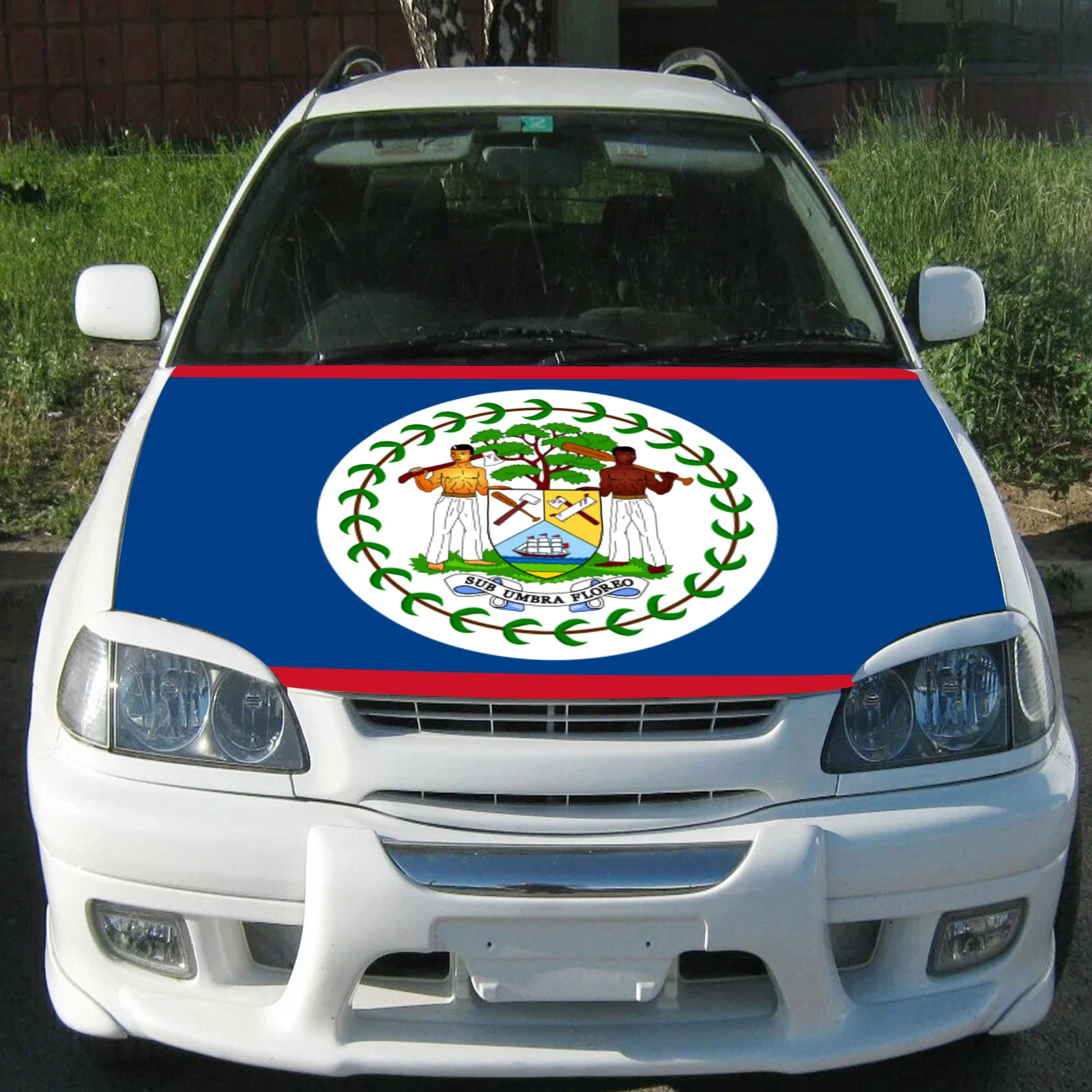 Belize Car Hood Cover Flag Universal Size Elastic Polyester 120x150cm for Car Decor
Belize Car Hood Cover Flag Universal Size Elastic Polyester 120x150cm for Car Decor