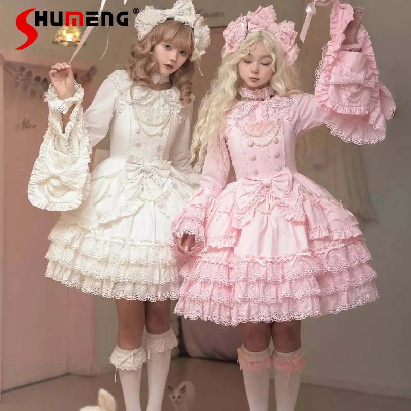 Sweet Flower Wedding Dresses Princess Tea Party Dress Summer Girls Cute Bow Slim Elegant Lolita Cos Birthday Dress Inner Shirt
Sweet Flower Wedding Dresses Princess Tea Party Dress Summer Girls Cute Bow Slim Elegant Lolita Cos Birthday Dress Inner Shirt