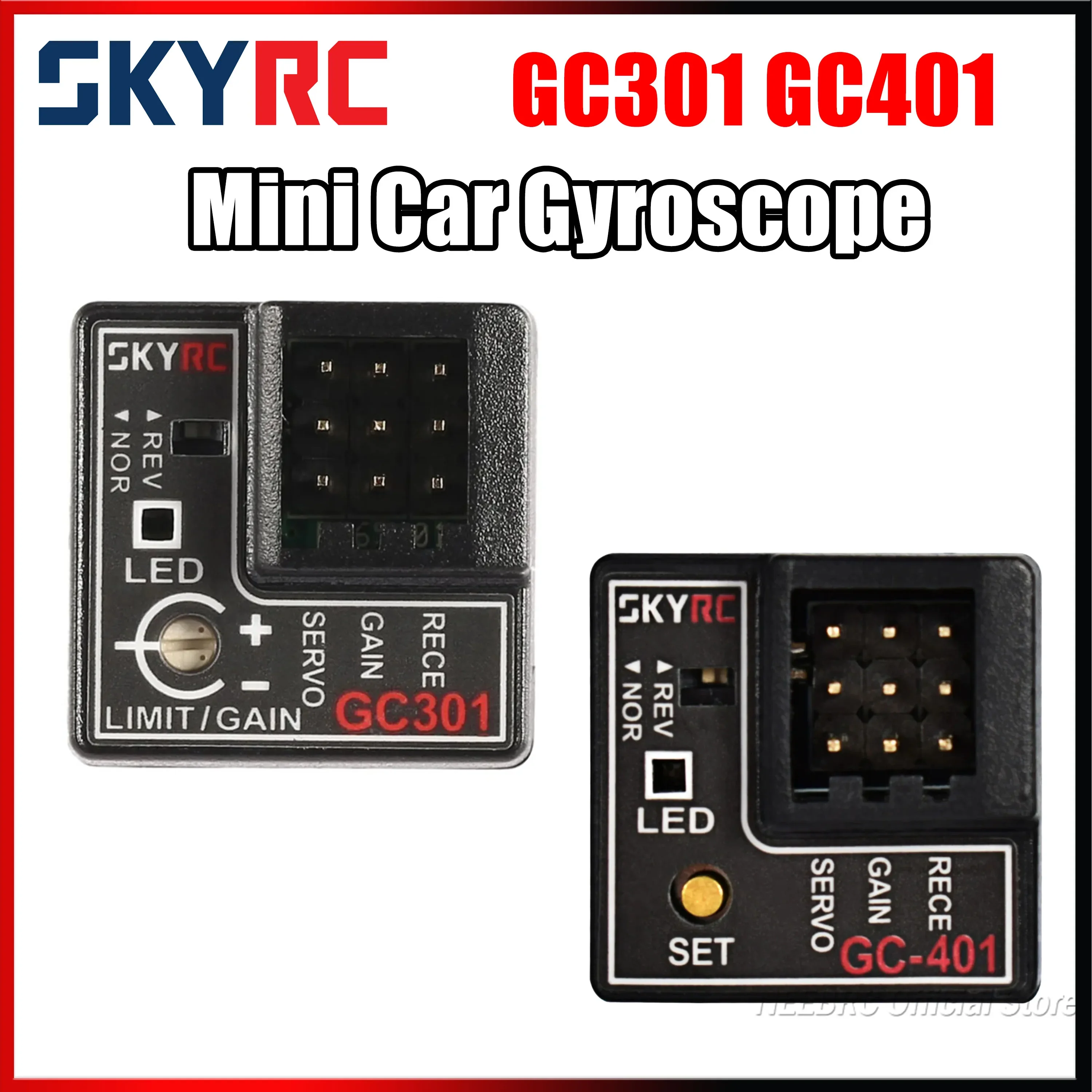 SKYRC GC301 GC401 RC Car Gyro Sensor 4-8.4V Mini Gyroscope for Racing Vehicle Race Drift Steering Servo Transmitter Receiver Toy
SKYRC GC301 GC401 RC Car Gyro Sensor 4-8.4V Mini Gyroscope for Racing Vehicle Race Drift Steering Servo Transmitter Receiver Toy