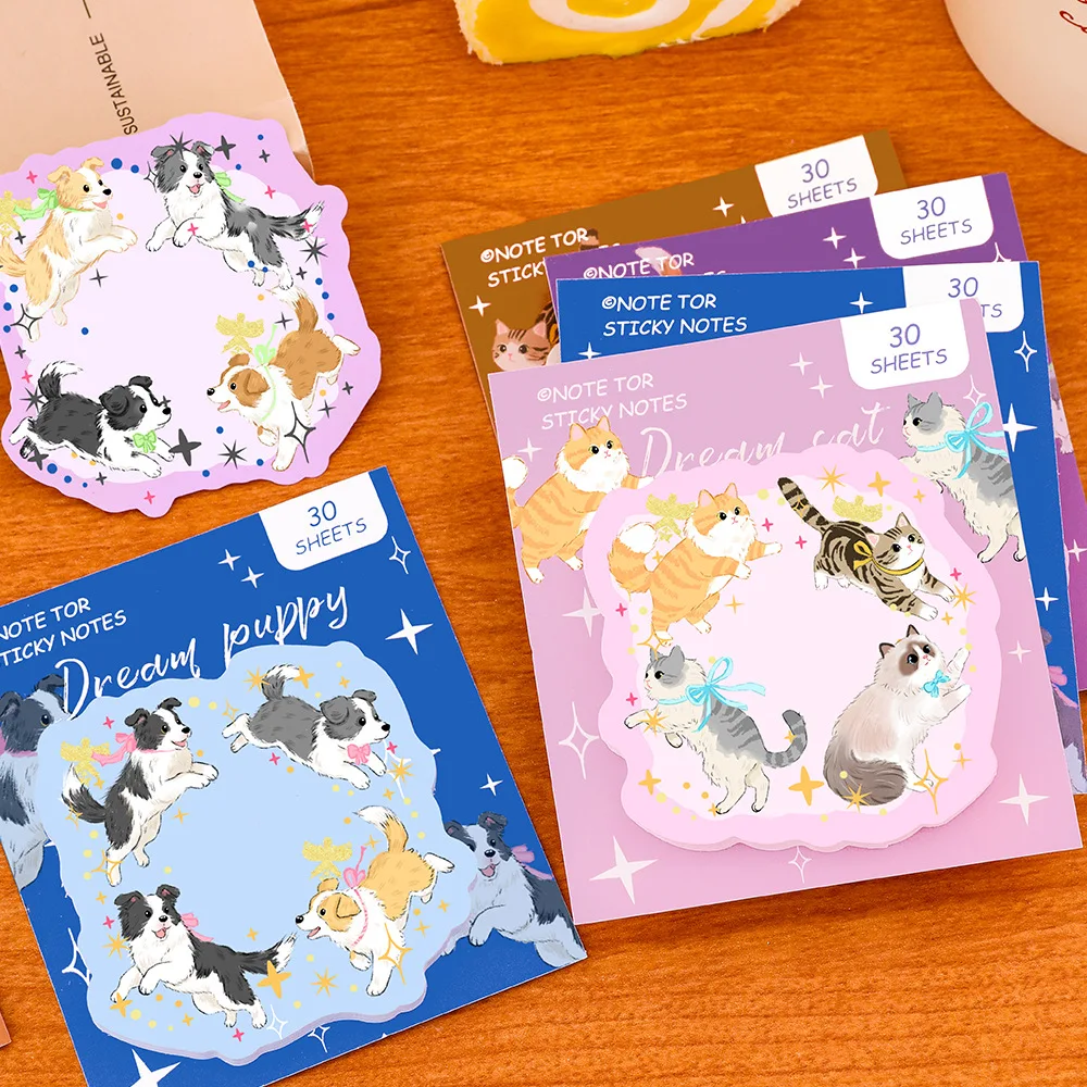 Journaling Planning Studying Reusable Sticky Notes, Cute Cat Dog Pet Memo Pads for Students, School & Office Supplies
Journaling Planning Studying Reusable Sticky Notes, Cute Cat Dog Pet Memo Pads for Students, School & Office Supplies