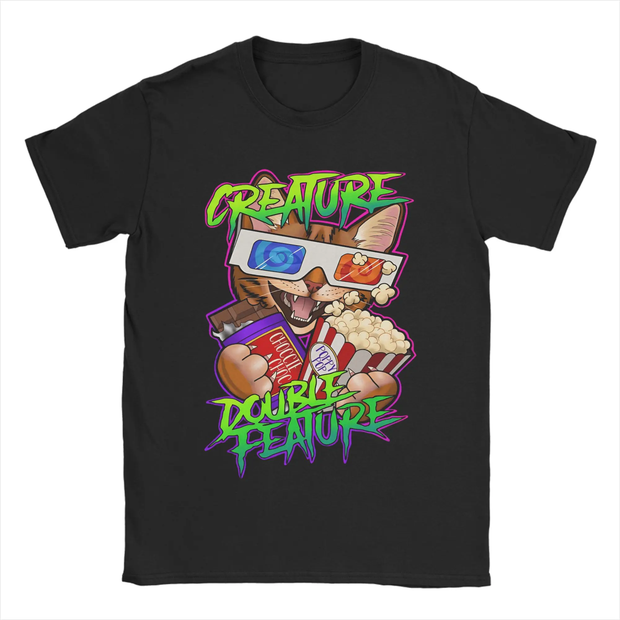 Men Creature Double Feature T Shirt 100% Cotton Clothing Vintage Short Sleeve Round Collar Tees Graphic Printed T-Shirt
Men Creature Double Feature T Shirt 100% Cotton Clothing Vintage Short Sleeve Round Collar Tees Graphic Printed T-Shirt