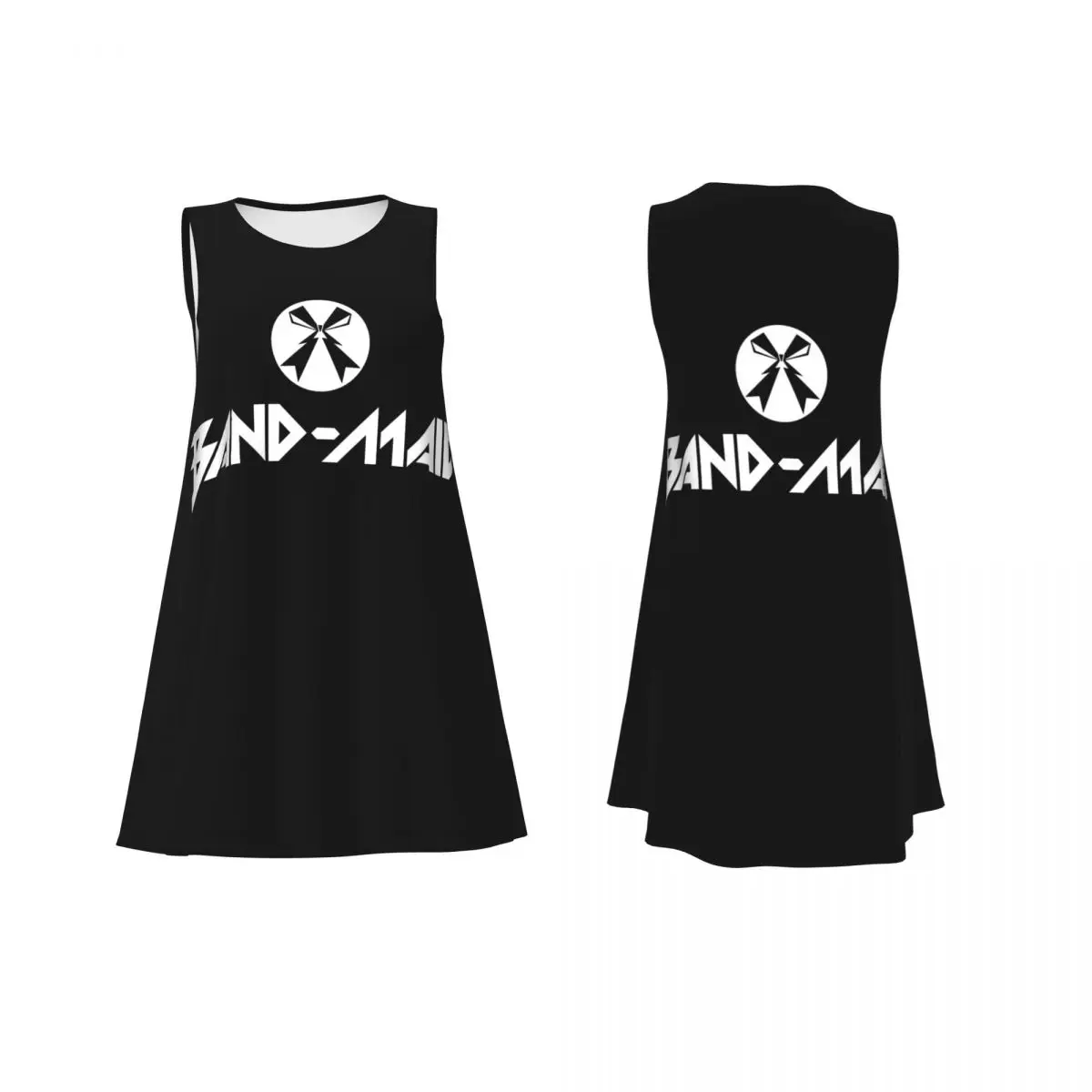 Band Maid Japan Metal Rock Summer Women Short Sleeve Dress Elegant Sleeveless Round Neck Loose Dresses Street Robe
Band Maid Japan Metal Rock Summer Women Short Sleeve Dress Elegant Sleeveless Round Neck Loose Dresses Street Robe