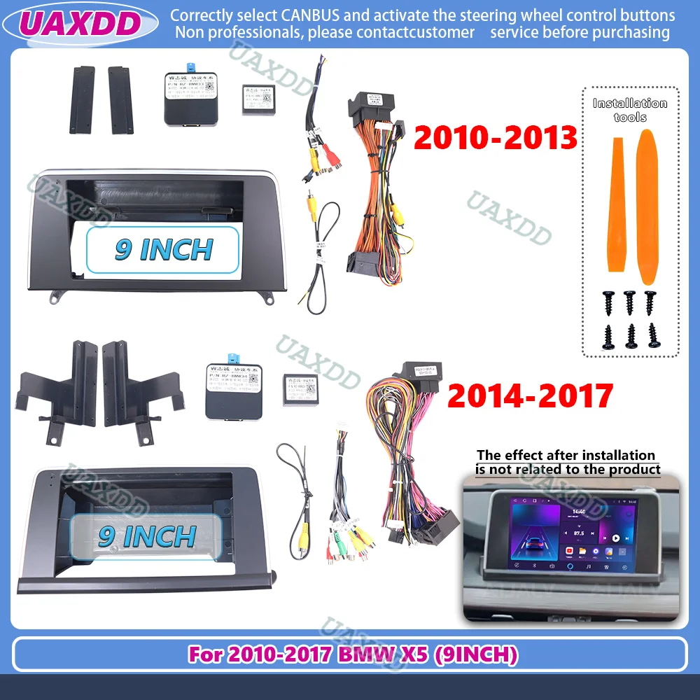 Car Radio Frame for BMW X5 2010-2017 9 Inch Screen Fascias Stereo DVD Player Install Surround Panel Dash Refit Kit Center video
Car Radio Frame for BMW X5 2010-2017 9 Inch Screen Fascias Stereo DVD Player Install Surround Panel Dash Refit Kit Center video