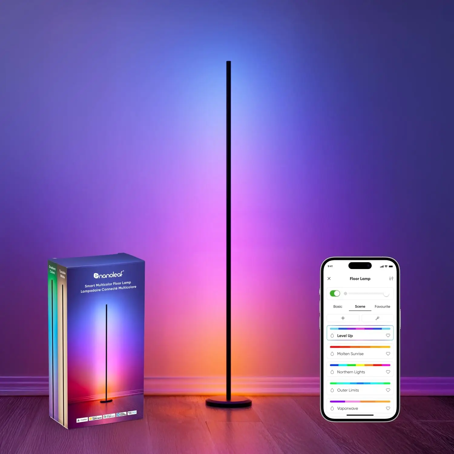 Smart Floor Lamp with Alexa, Music Sync, 16M Colors, Voice Control for Living Room Ambient Lighting
Smart Floor Lamp with Alexa, Music Sync, 16M Colors, Voice Control for Living Room Ambient Lighting