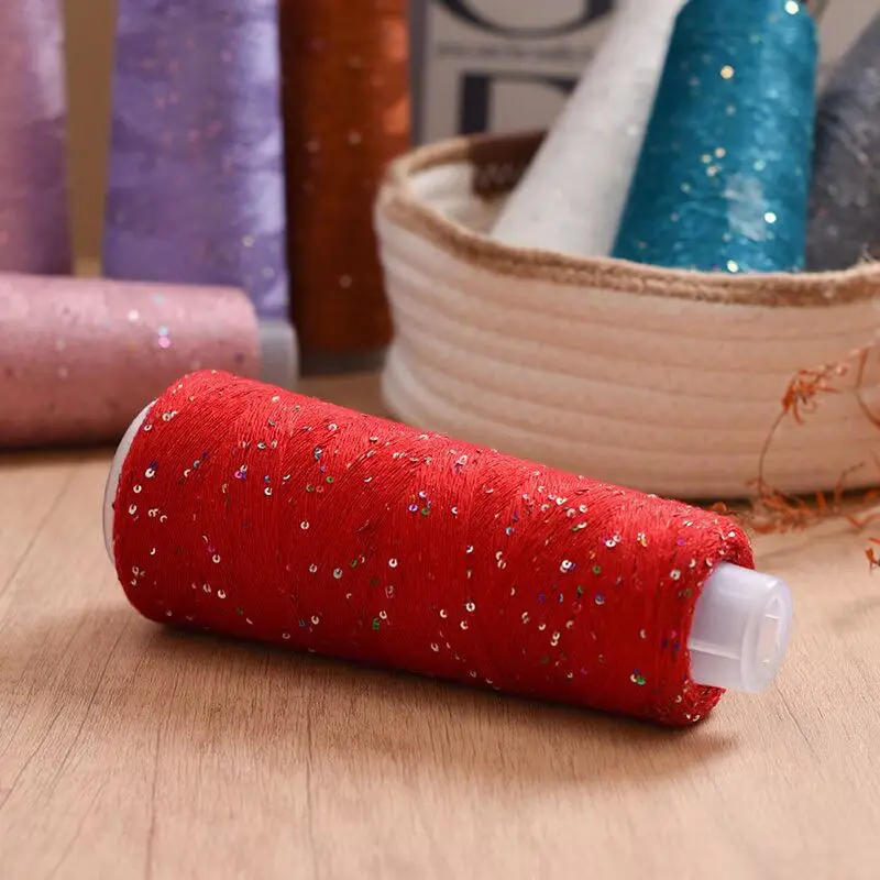 Sequin Yarn Handmade Crochet Silk Wool Tead Material for Knitting Sweaters DIY Crt Thin Medium Thi Line Texture 
Sequin Yarn Handmade Crochet Silk Wool Tead Material for Knitting Sweaters DIY Crt Thin Medium Thi Line Texture